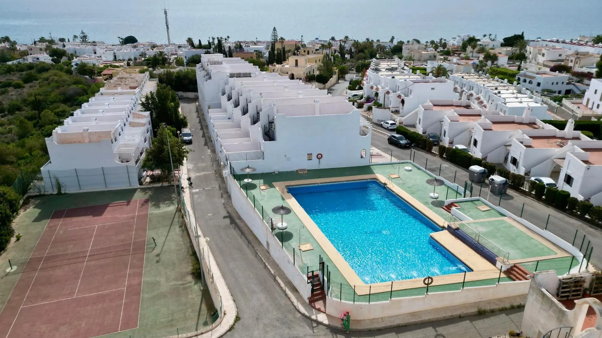 Duplex # Sea Views # Terrace # Tennis # Work Desk # Family # Apartment Mojacar